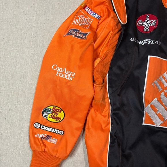 Vintage Chase Authentics Tony Stewart Home Depot Nascar Jacket Mens Sz Large - Picture 4 of 9